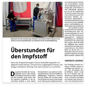 Überstunden für den Impfstoff